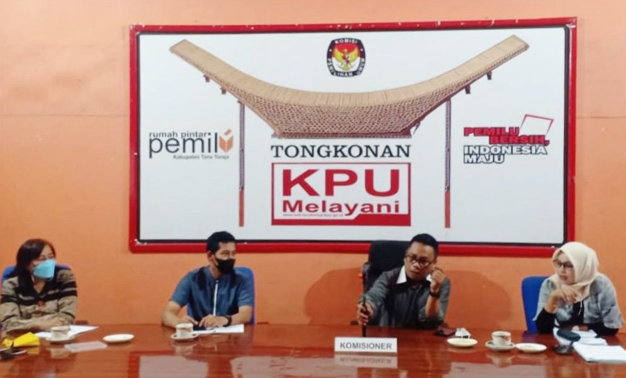Periode November KPU Tana Toraja Tetapkan 169.552 Daftar Pemilih Berkelanjutan