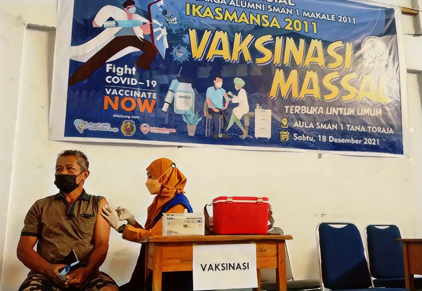 Peringati 1 Dekade, IKASMANSA 2011 Gelar Vaksinasi Massal