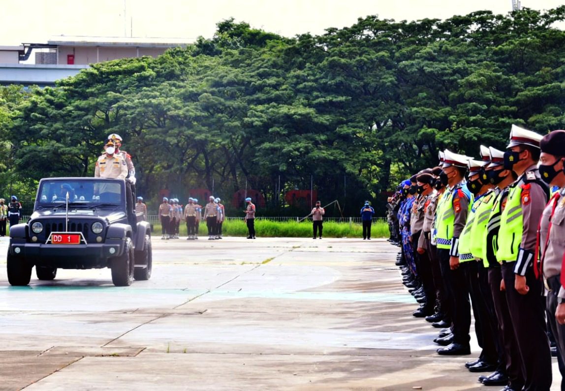Andi Sudirman Pimpin Apel Gelar Pasukan Operasi Lilin, Berikut Aturan Nataru 2021 di Sulsel