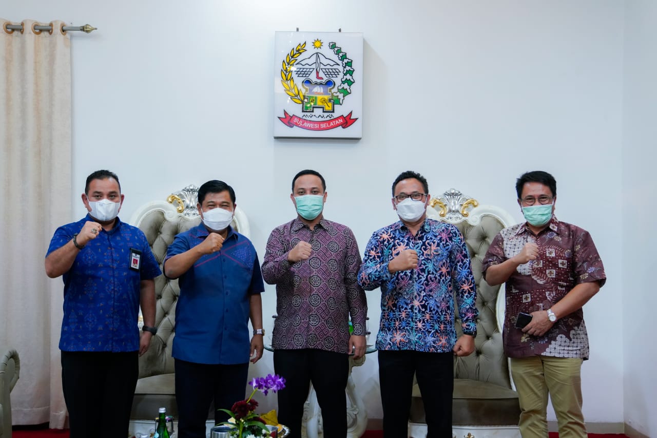 Bertemu Plt Sekjen Kemendagri, Andi Sudirman Bahas Penanganan Covid-19