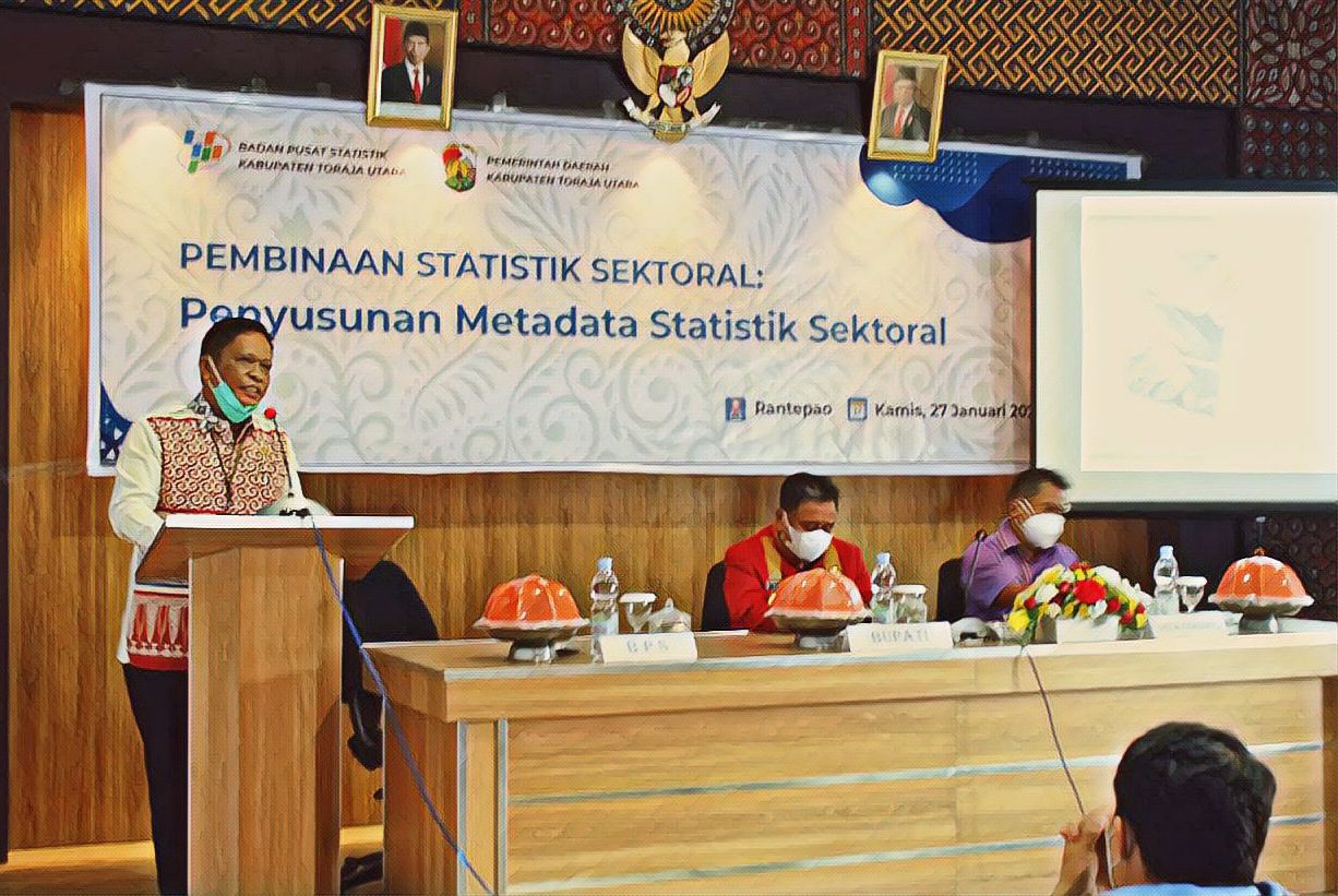 BPS dan Pemkab Toraja Utara Gelar Pembinaan Penyusunan Metadata Statistik Sektoral