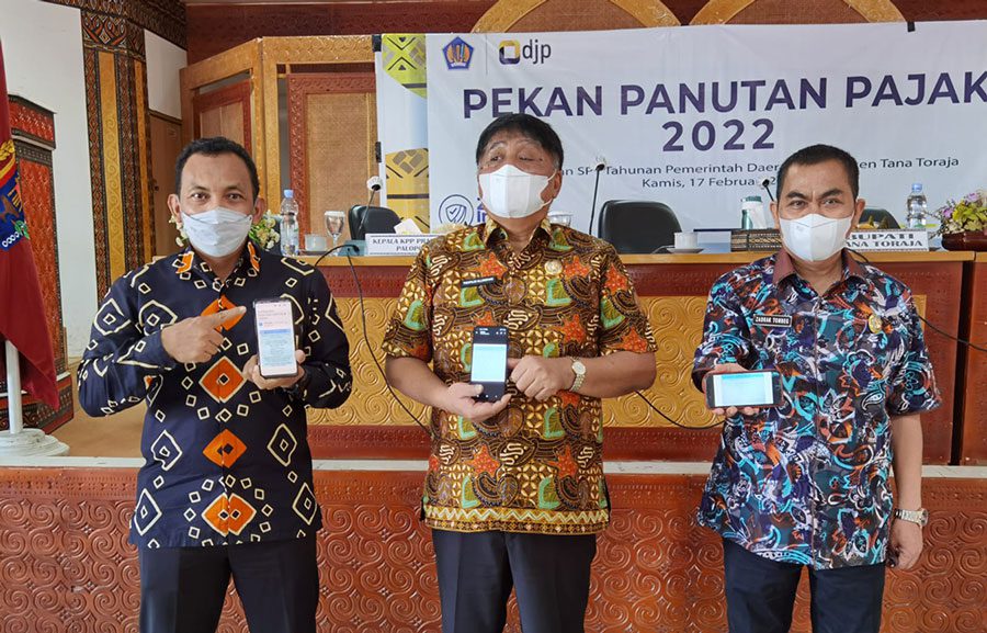 Bupati Tana Toraja Ajak Wajib Pajak Lapor SPT Orang Pribadi Tepat Waktu