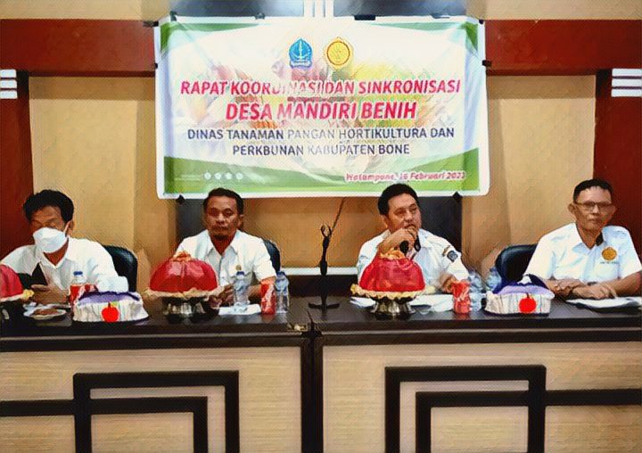 Kolaborasi Dengan Puluhan Kades, Dinas TPHP Bone Gagas Desa Mandiri Benih