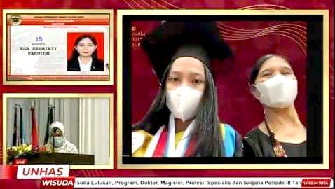 Kisah Ega, Perjuangan Raih Gelar Apoteker dan Wisuda Online Disamping Peti Sang Ayah