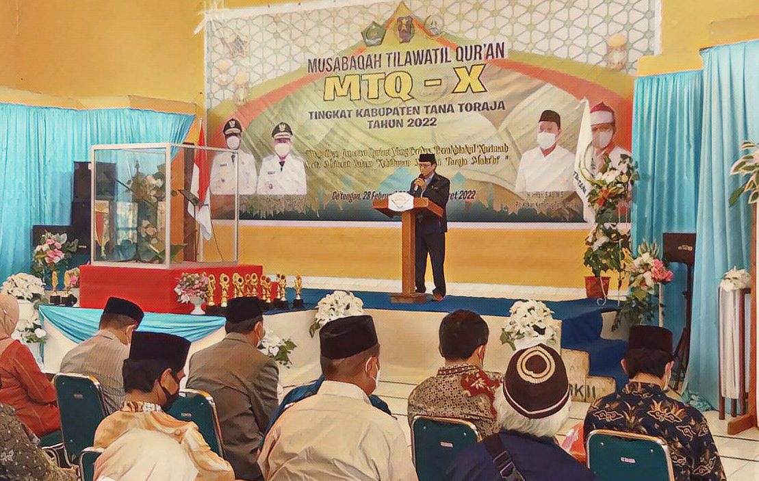 MTQ ke X Tana Toraja Resmi Dibuka, Diikuti Lebih 500 Peserta