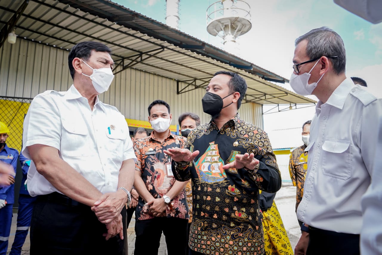 Kunjungi Lokasi Pengolahan Limbah B3 Milik Pemprov Sulsel, Luhut Panjaitan Takjub: Keren