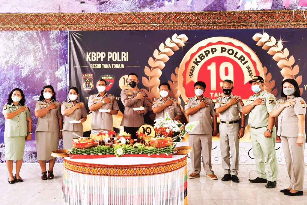 1 Maret 2022, KBPP Polri Resor Tana Toraja Peringati HUT ke-19
