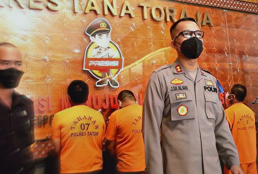Polres Tana Toraja Amankan Lima Pengguna Narkoba