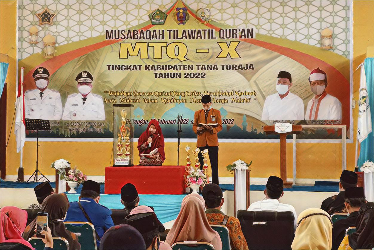 MTQ X Resmi Ditutup, Kecamatan Makale Pertahankan Juara Umum