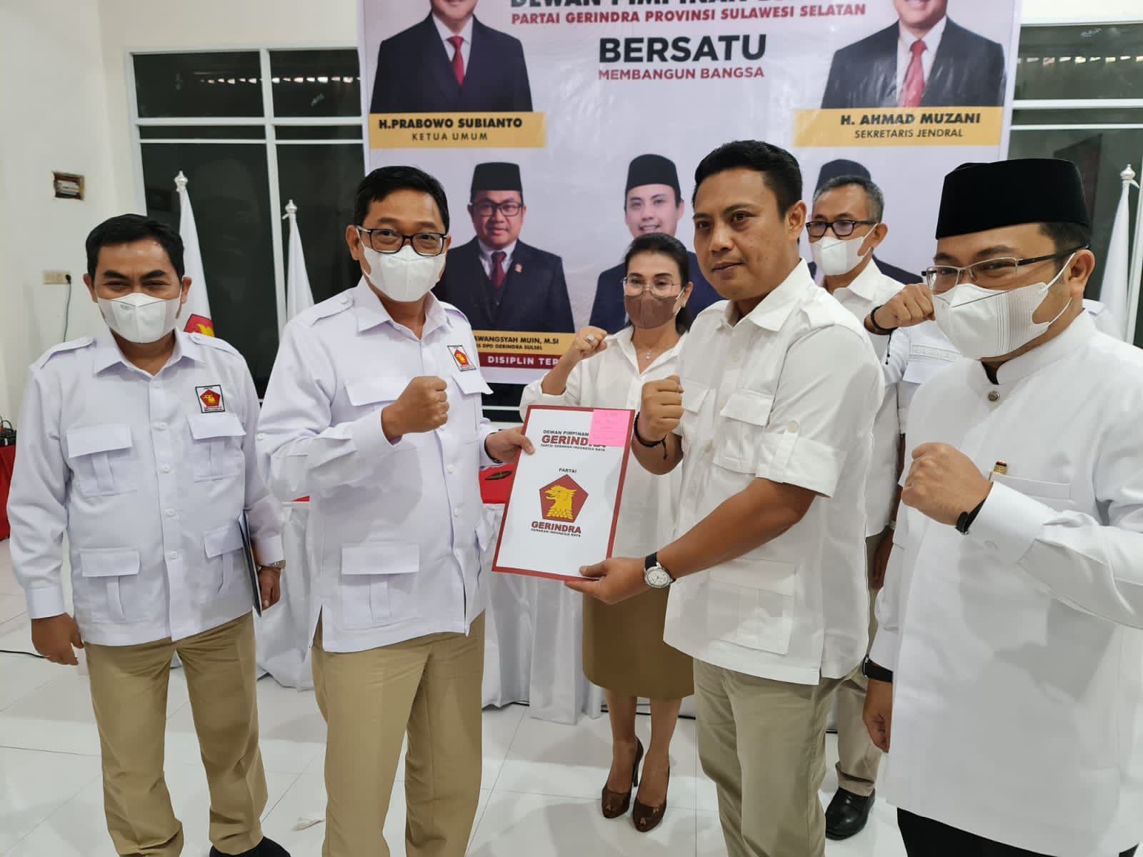 Move On Dari Golkar, Dedi Palimbong Kini Nakhoda Baru Gerindra Toraja Utara