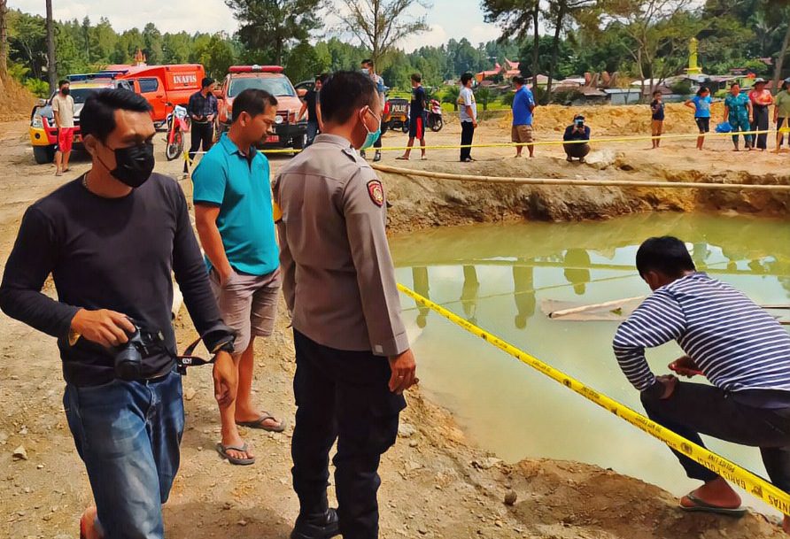 Seorang Anak 12 Tahun Tewas Tenggelam di Kolam Galian SPPBE Minanga