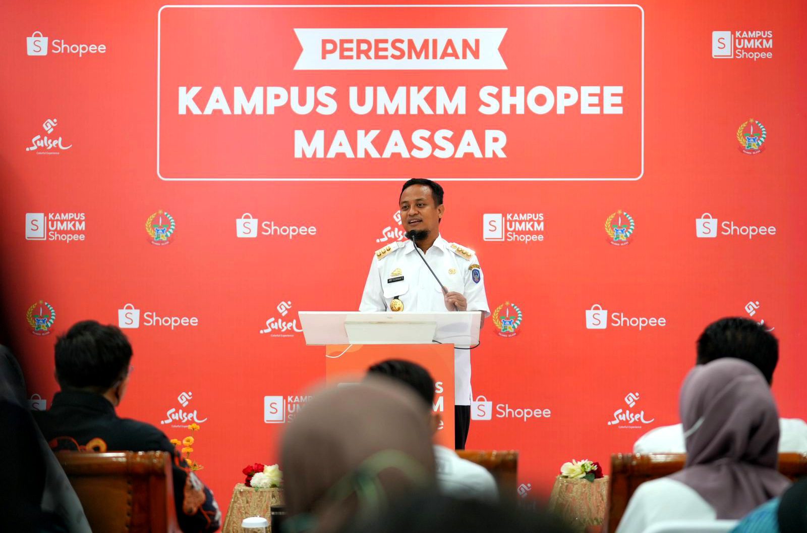 Resmikan Kampus UMKM Shopee, Gubernur Harap UMKM Sulsel Naik Kelas