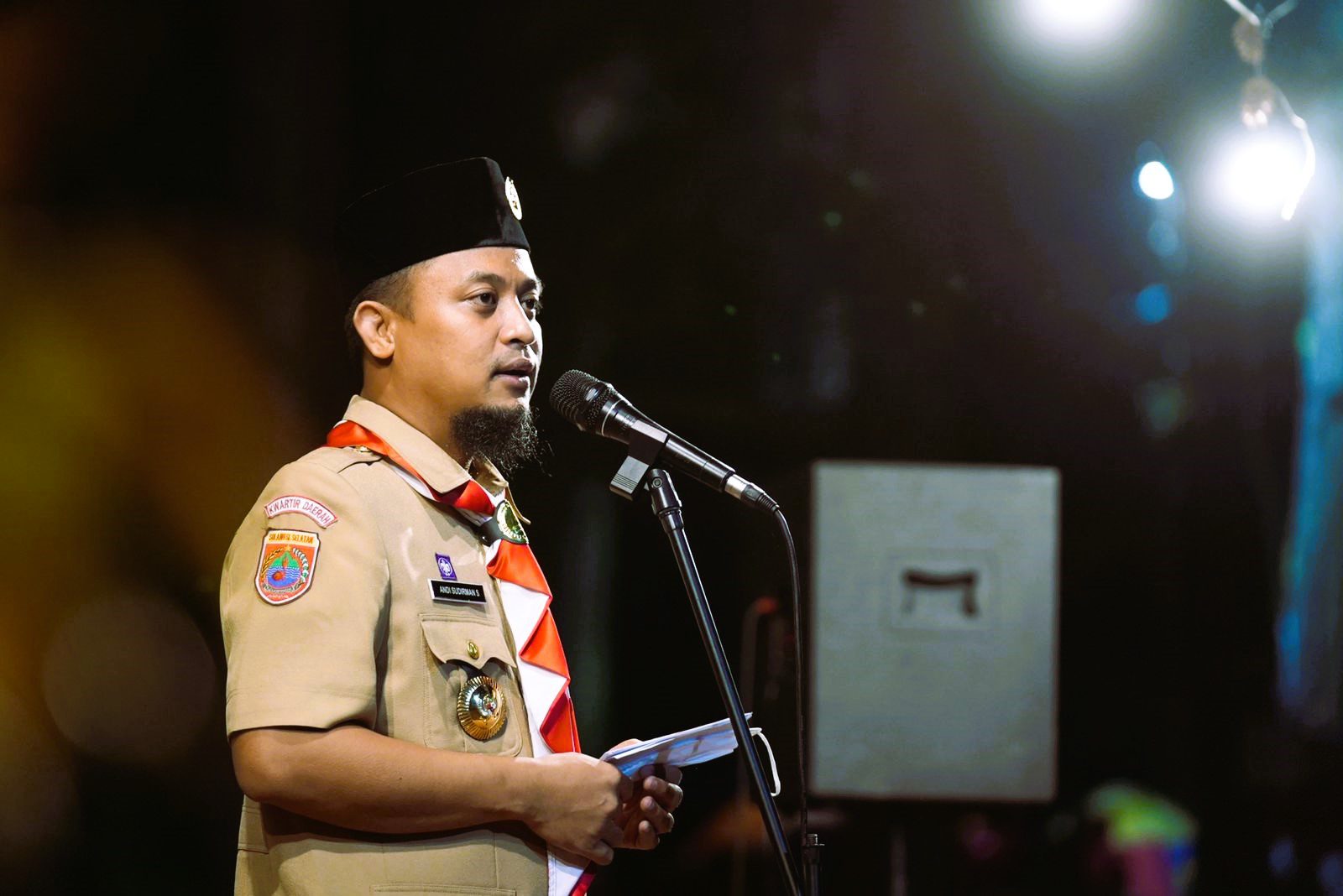 Gubernur Andi Sudirman Berkemah Bersama Pelajar di Moncong Sipolong Gowa
