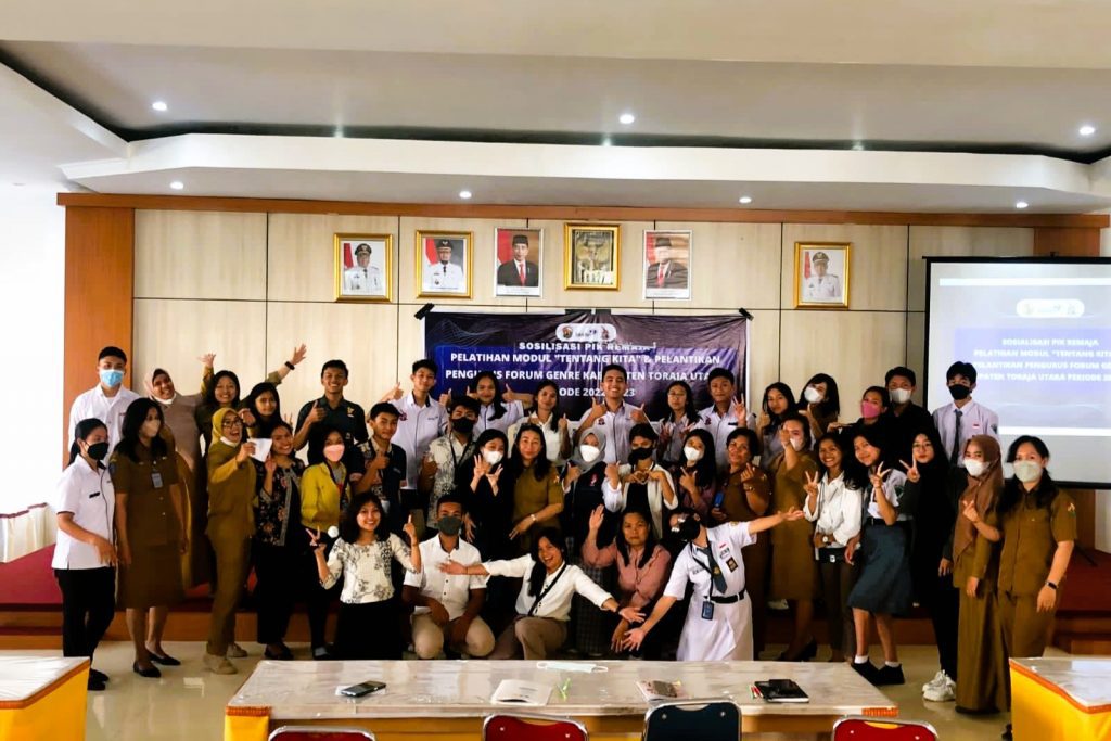 Pengukuhan BPH GenRe, Pemilihan Ketua Forum GenRe Hingga Sosialisasi Cegah Stunting di Toraja Utara