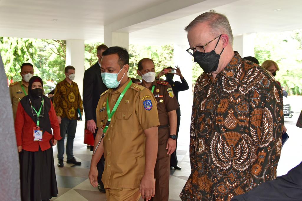 Usai Temui Jokowi, Perdana Menteri Australia Bertemu Gubernur Sulsel