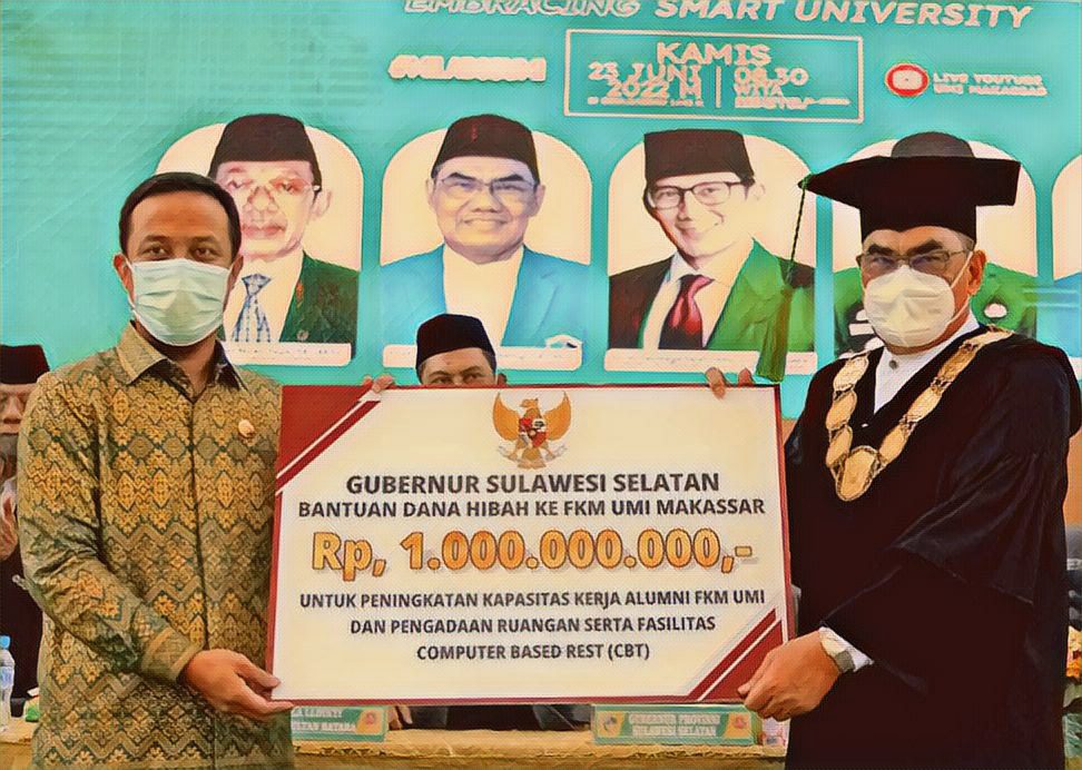 68 Tahun, UMI Terima Bantuan Hibah Rp 1 M