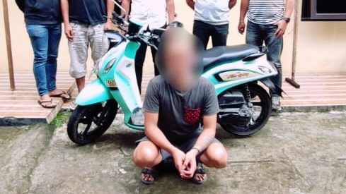 Pemuda Wajo Ditangkap Polisi Setelah Curi Motor Ayah Angkatnya di Tana Toraja
