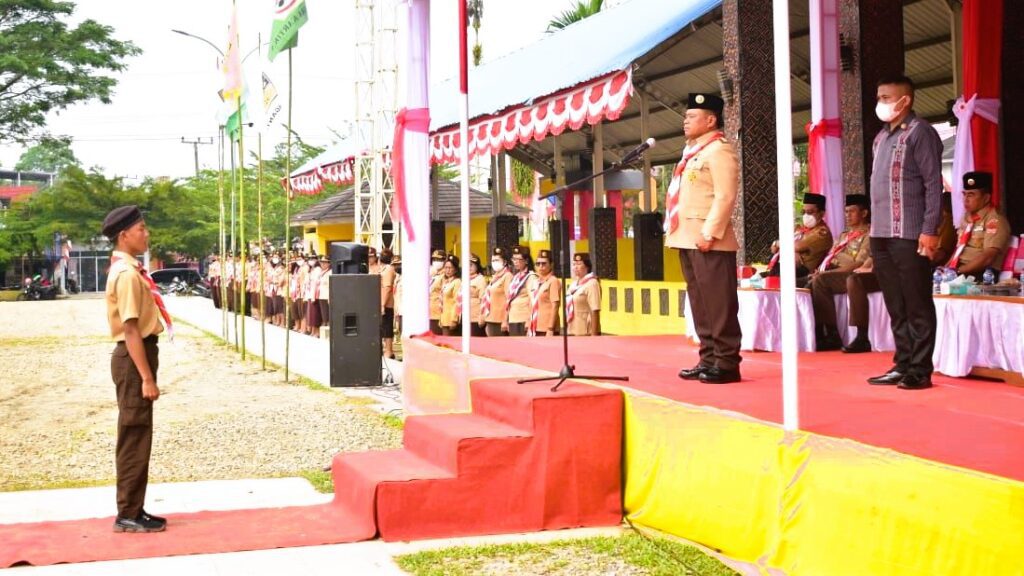 HUT ke-61 Gerakan Pramuka Toraja Utara, Ombas Harap Bentuk Gugus Terdepan