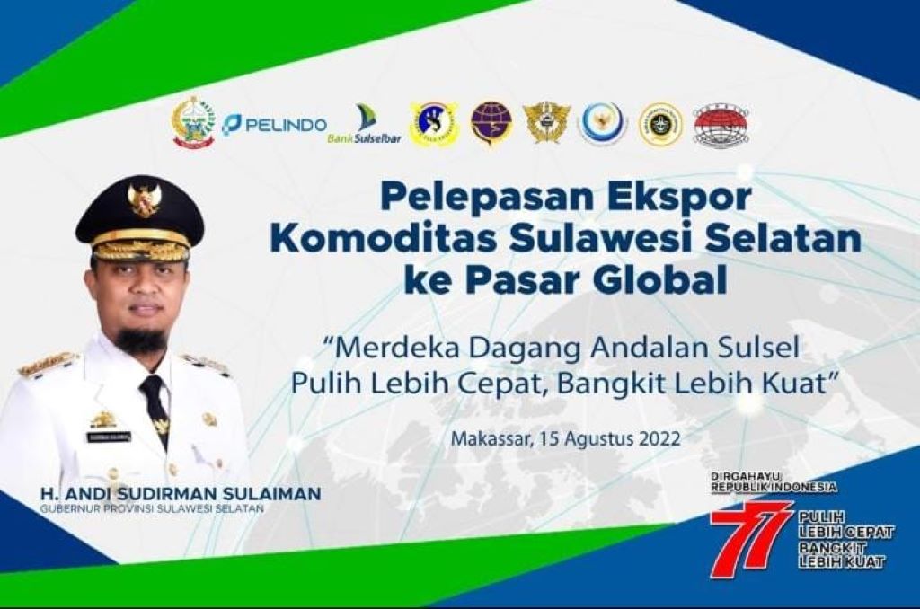 Merdeka Dagang Andalan, Sulsel Lepas Komoditas Ekspor Senilai Rp. 648,6 Miliar