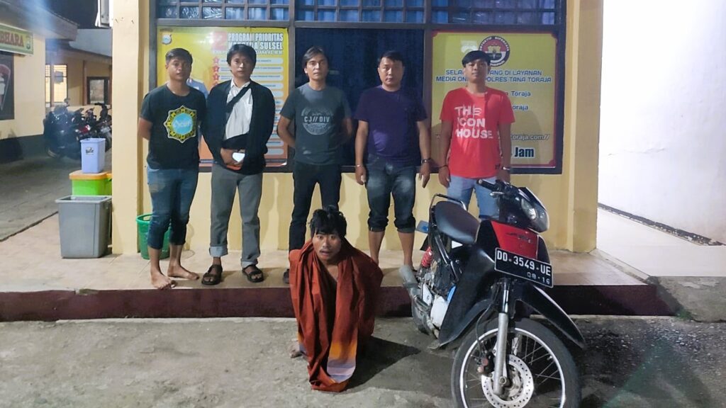 Curi Motor, Paulus Pemuda Mengkendek Kembali Harus Merasakan Dinginnya Lantai Penjara