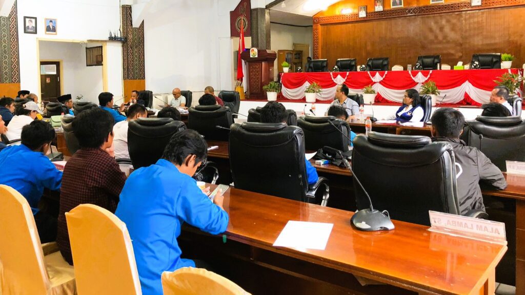 KNPI Toraja Utara Audiens ke DPRD, Bahas Empat Poin Penting