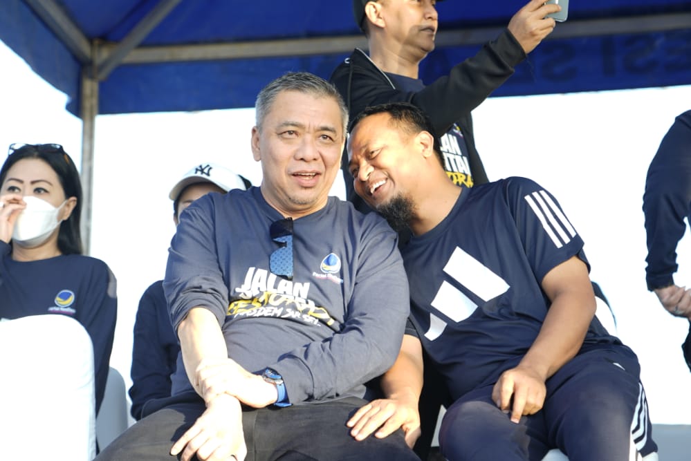 Intip Keakraban Andi Sudirman Bersama Waketum Partai Nasdem Ahmad Ali