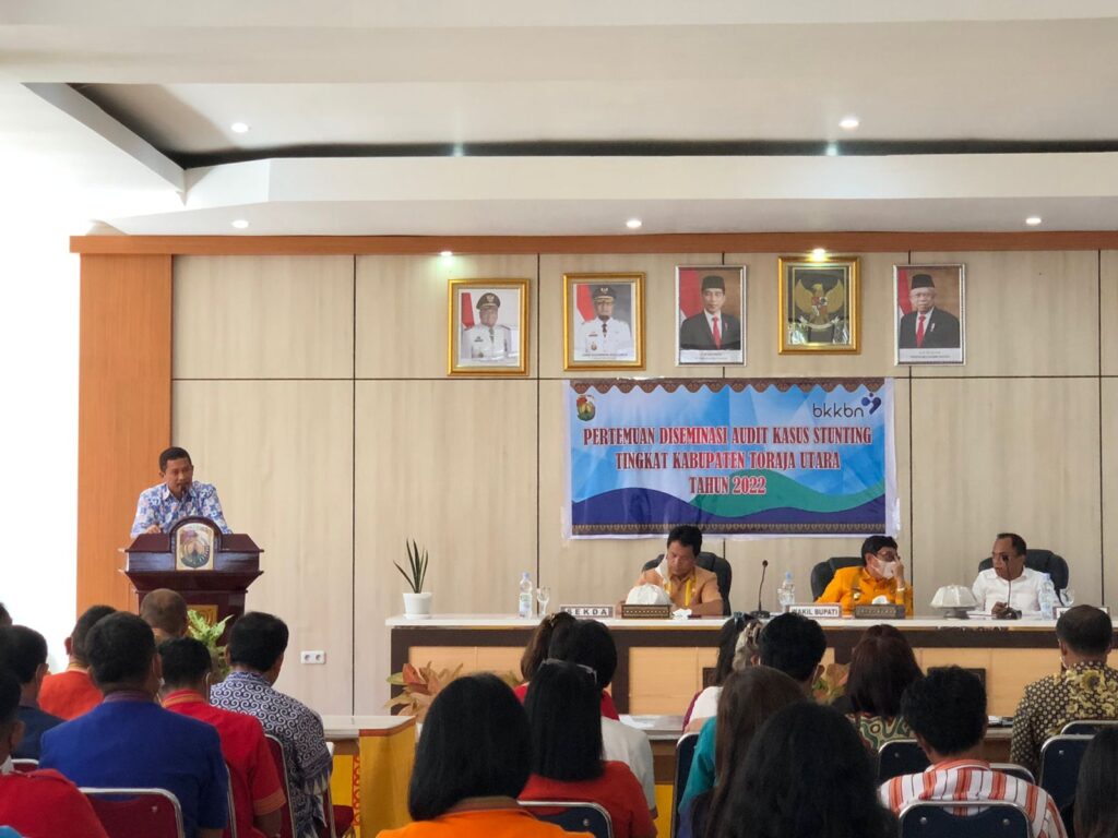 BKKBN Sulsel dan Pemkab Toraja Utara Gelar Pertemuan Diseminasi Audit Kasus Stunting