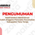 Bawaslu Tana Toraja Umumkan Hasil Seleksi Administrasi Calon Panwascam, Berikut Nama-namanya