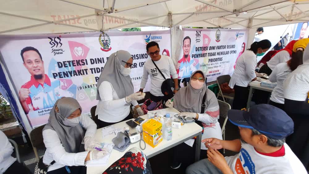 Gerakan Anti Mager 353 Tahun Sulsel Hadirkan Layanan Cek Kesehatan Gratis