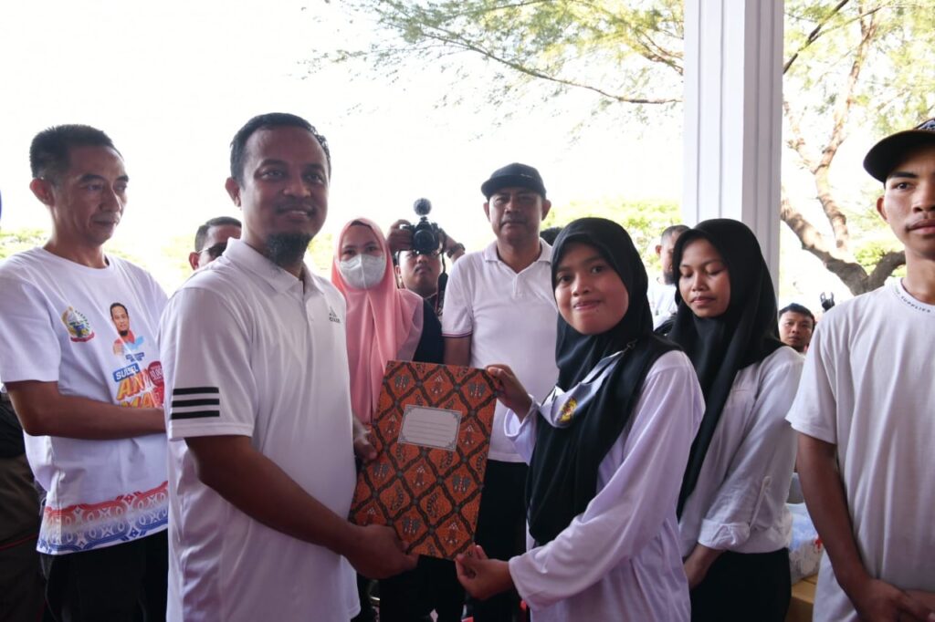 Kemeriahan Jalan Sehat Sulsel Anti Mager di Jeneponto, Hadiah Utama 1 Ekor Kuda