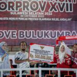 Pertama Kali dalam Sejarah Porprov Sulsel, Atlet Berprestasi dapat Bonus Hingga Milliaran Rupiah