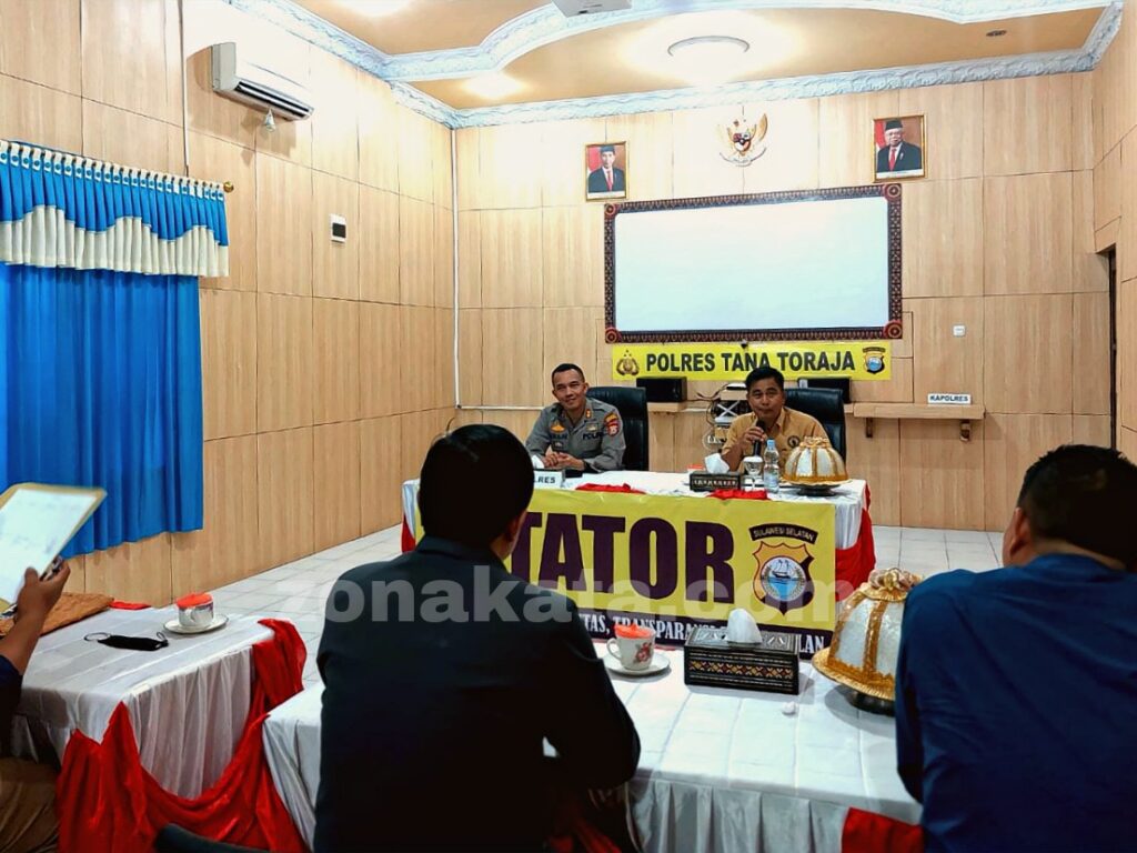 Polres Tana Toraja Siap Backup Pelaksanaan Kongres ke 38 GMKI