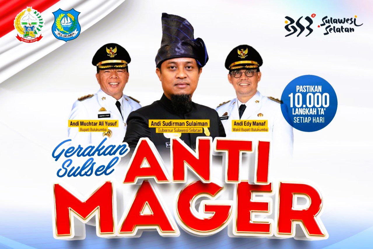 Link Daftar Sulsel Anti Mager di Bulukumba Bersama Gubernur Andi Sudirman