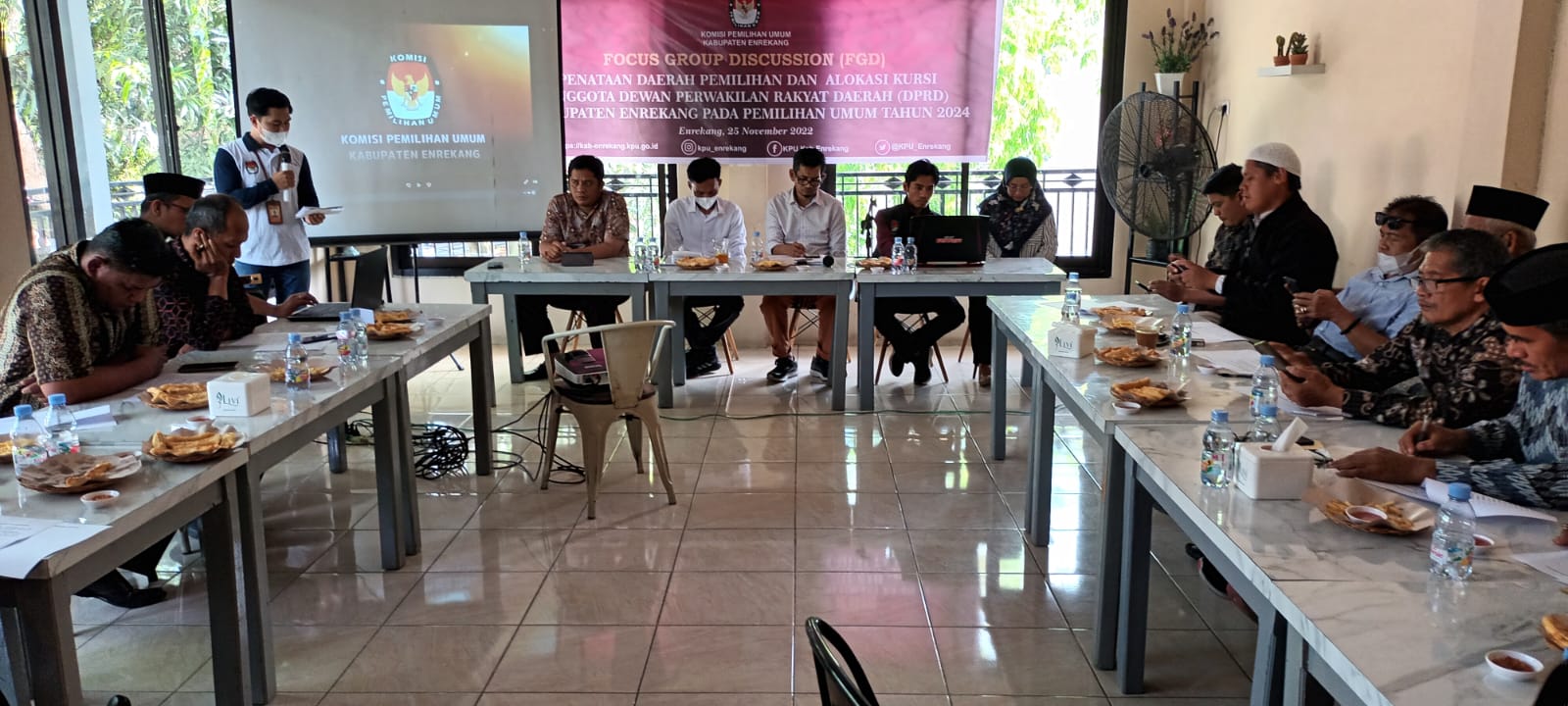 KPU Enrekang Ajak Forkopimda hingga Ormas Diskusi Penataan Dapil