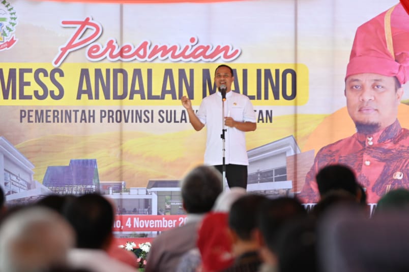 Gubernur Andi Sudirman Resmikan Mess Andalan Malino