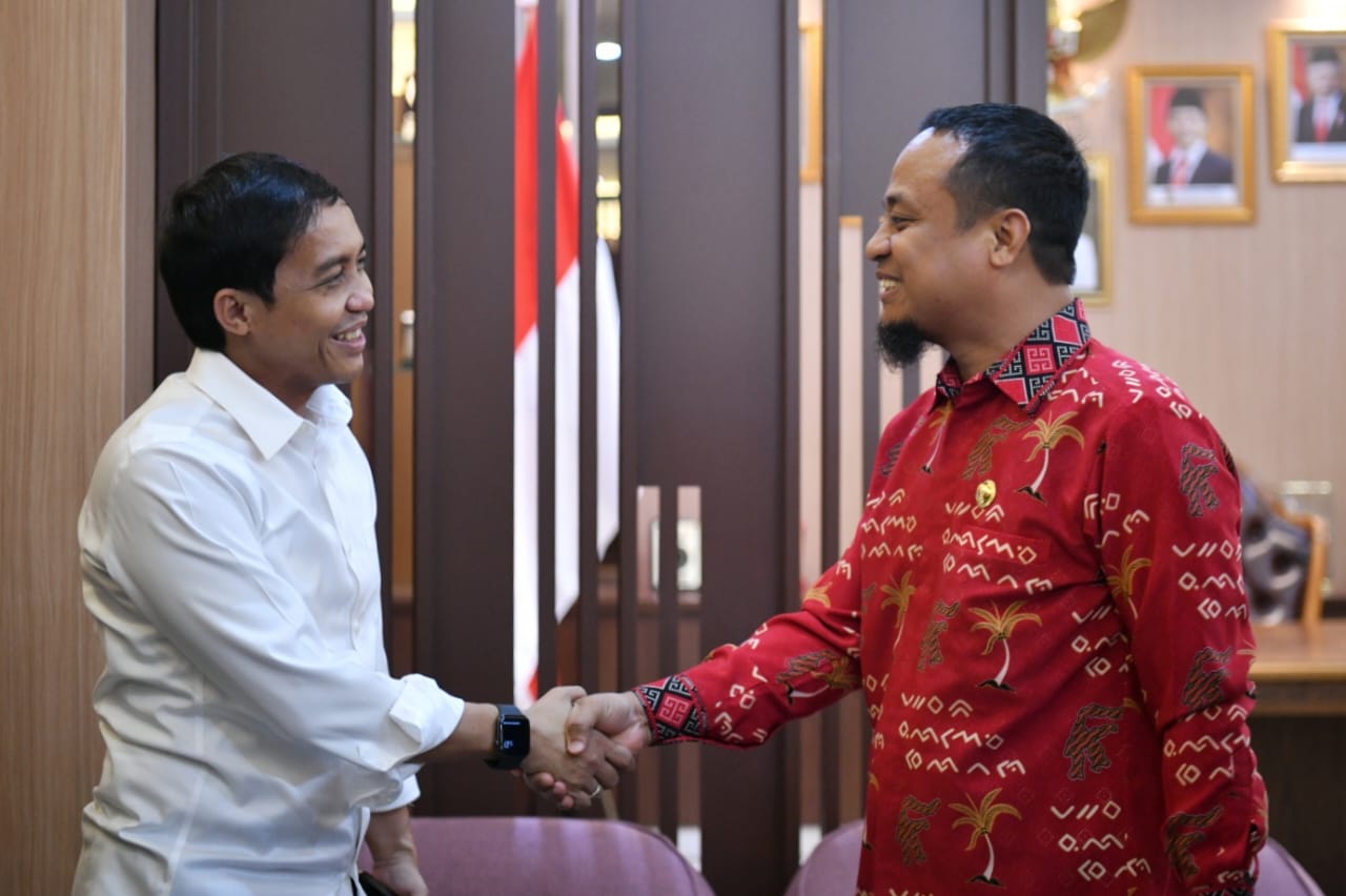Bahas Penertiban Aset, Gubernur Andi Sudirman Bincang Bersama Wamen ATR