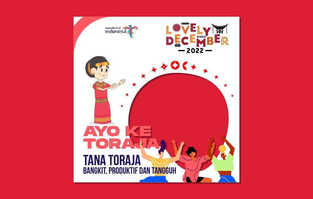 Link Twibbon Lovely December 2022 Tana Toraja