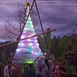 Jelang Natal 2022 Tana Toraja Dihiasi Pohon Natal, Ada Berbahan Sampah Botol Plastik