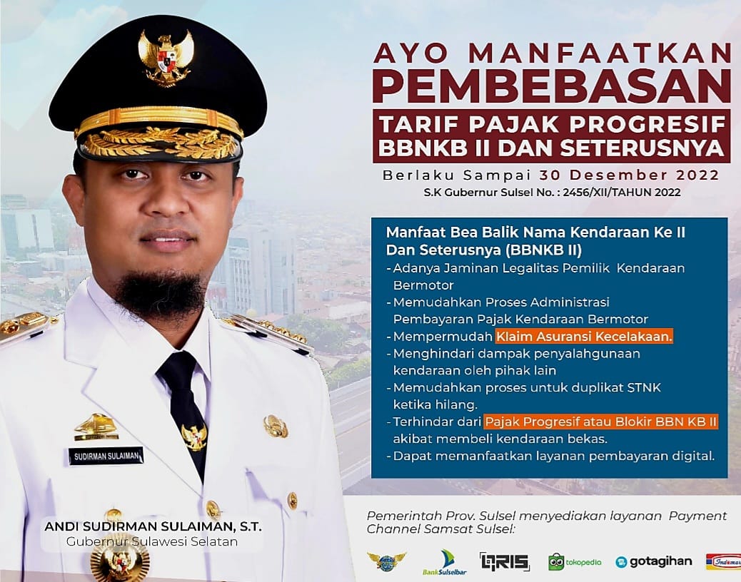 Berlaku Hingga 30 Desember, Masyarakat Diharapkan Manfaatkan Pembebasan BBNKB II