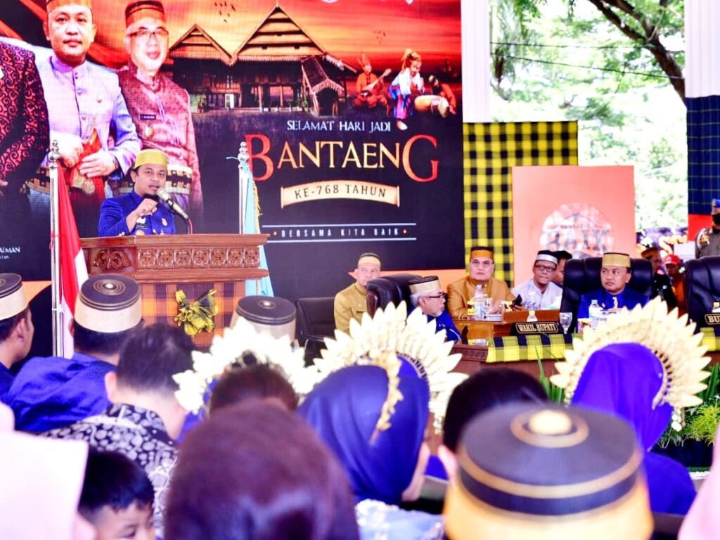 768 Tahun Bantaeng, Andi Sudirman Dorong Pembangunan dan Pertumbuhan Ekonomi Semakin Meningkat