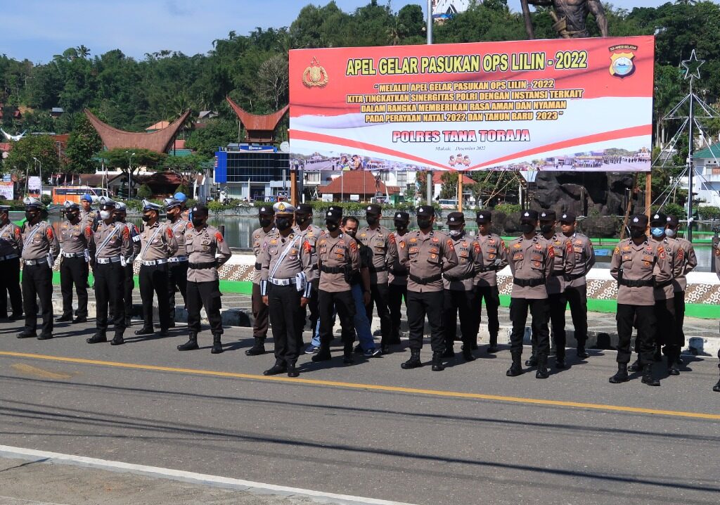 201 Personel Polisi Kawal Perayaan Natal-Tahun Baru di Tana Toraja