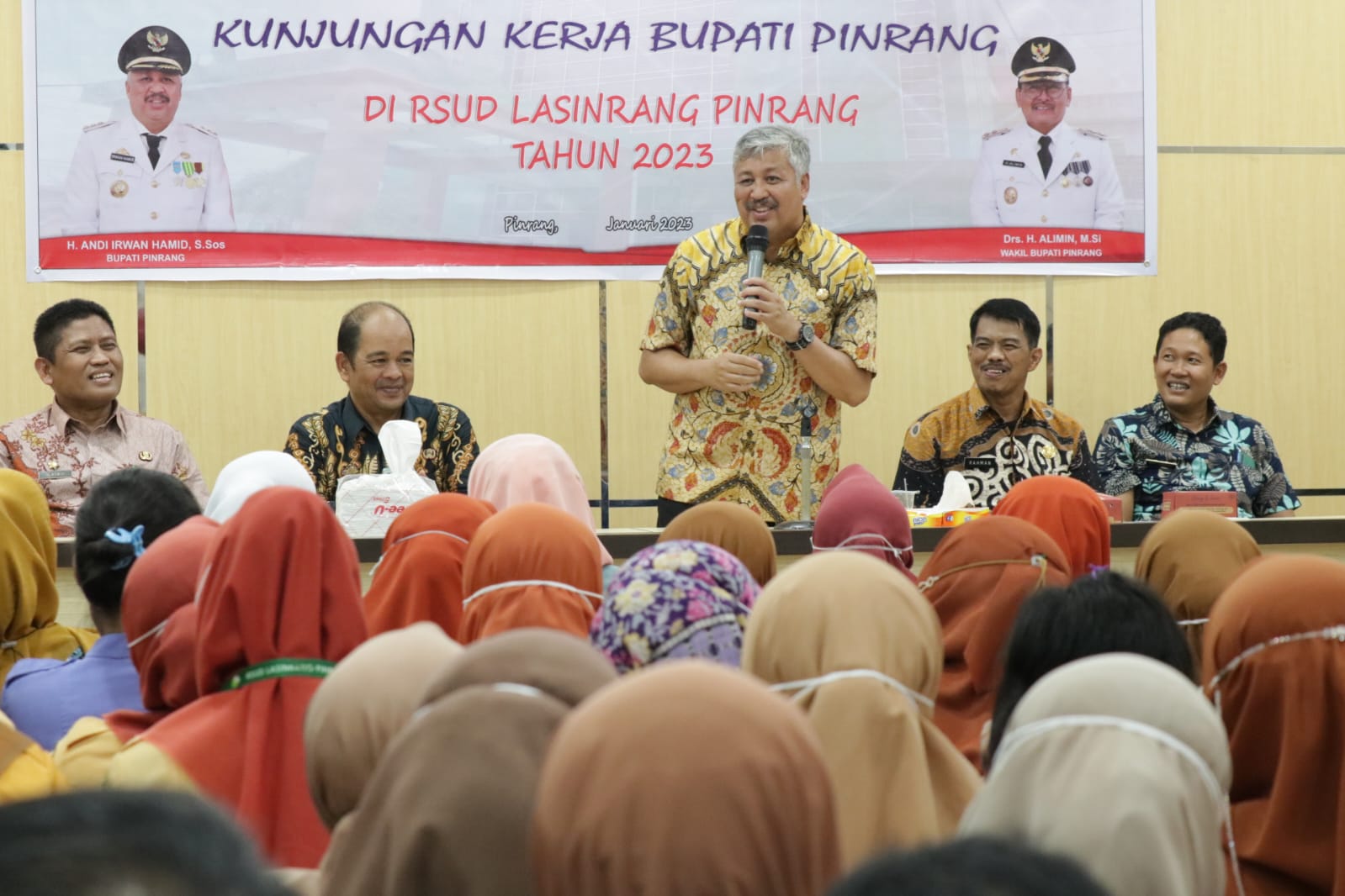 Bupati Pinrang Ingin Harmonisasi Kinerja Terjalin di RSUD Lasinrang, Demi Peningkatan Pelayanan