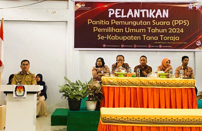 Wabup Zadrak Harap Anggota PPS Sukseskan Pemilu 2024