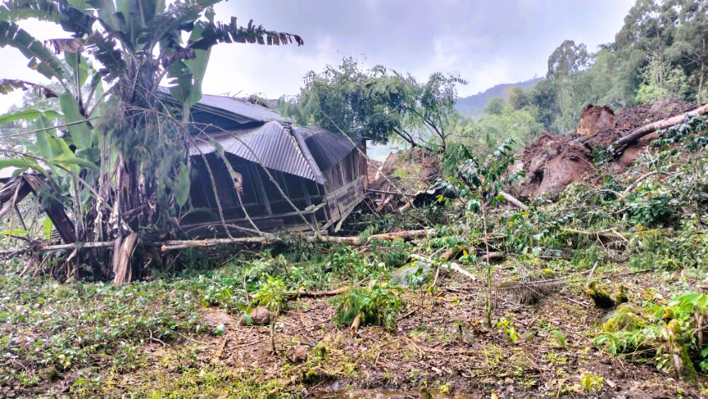 Gunung Tertinggi di Toraja Longsor, Puluhan Warga Diungsikan