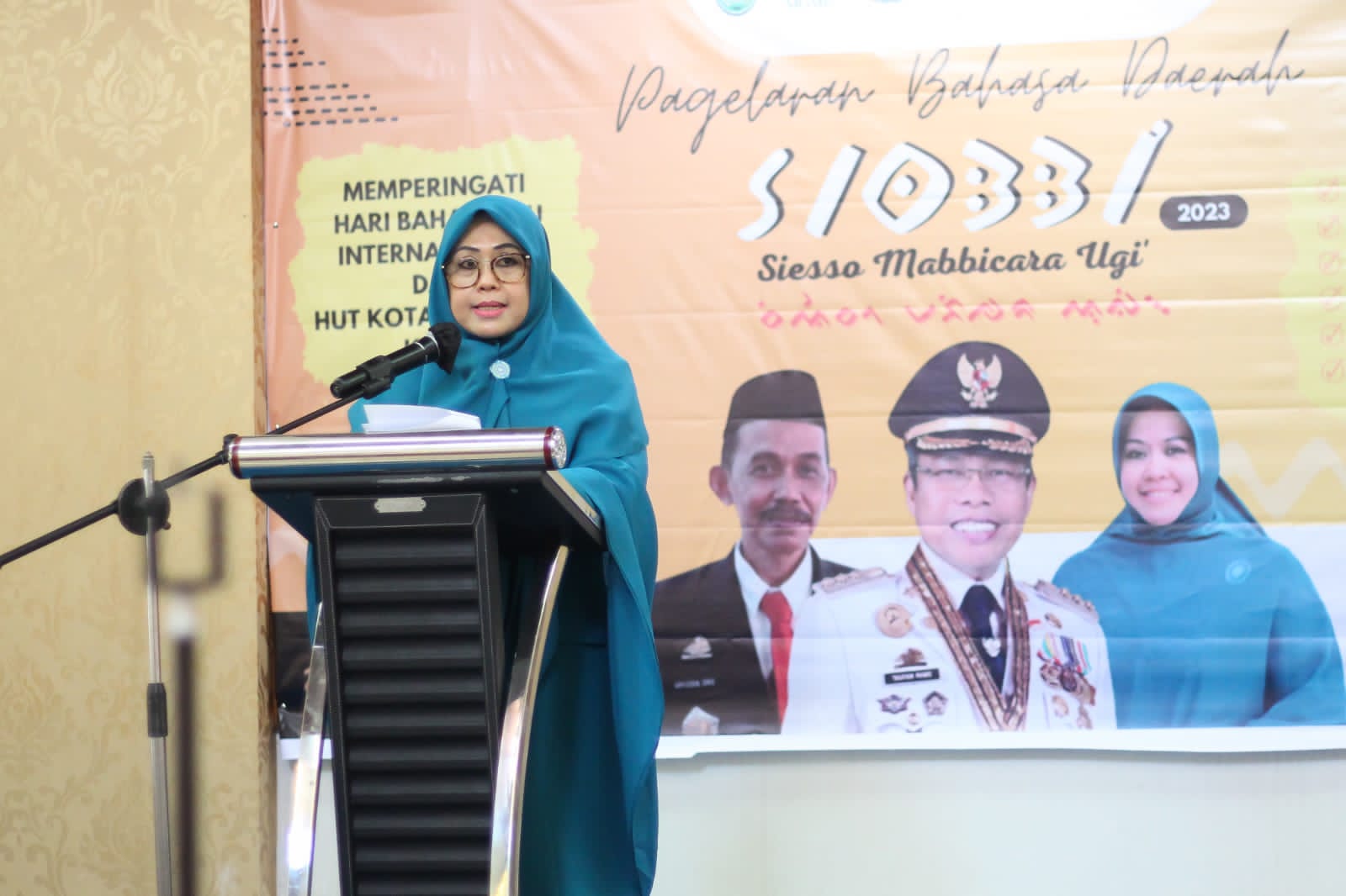Parepare Rayakan Bahasa Ibu, Erna Rasyid : Aja’ Masiri Mabbicara Ogi’