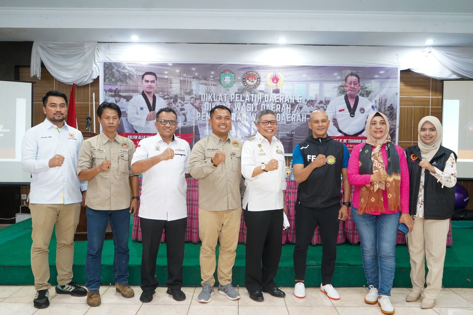 Diklat Pelatih dan Wasit Taekwondo Sulsel, Ketua KONI Parepare Zulham Arief Sebut Sarana Raih Prestasi
