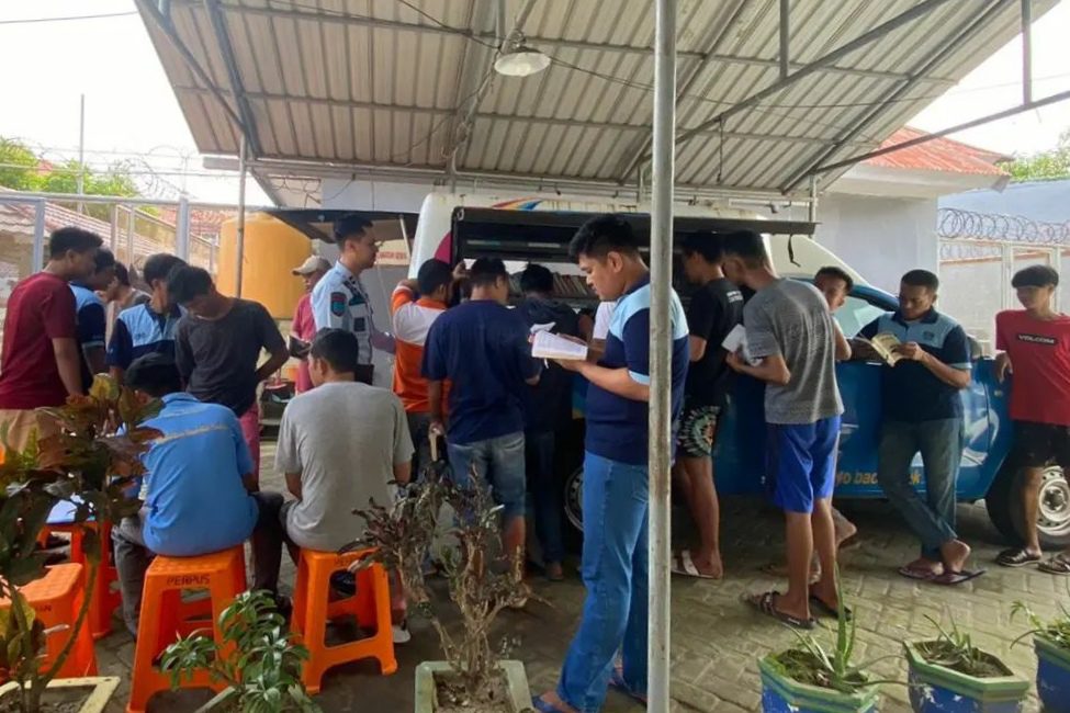Dinas Perpustakaan Parepare Sebarkan Literasi ke WBP