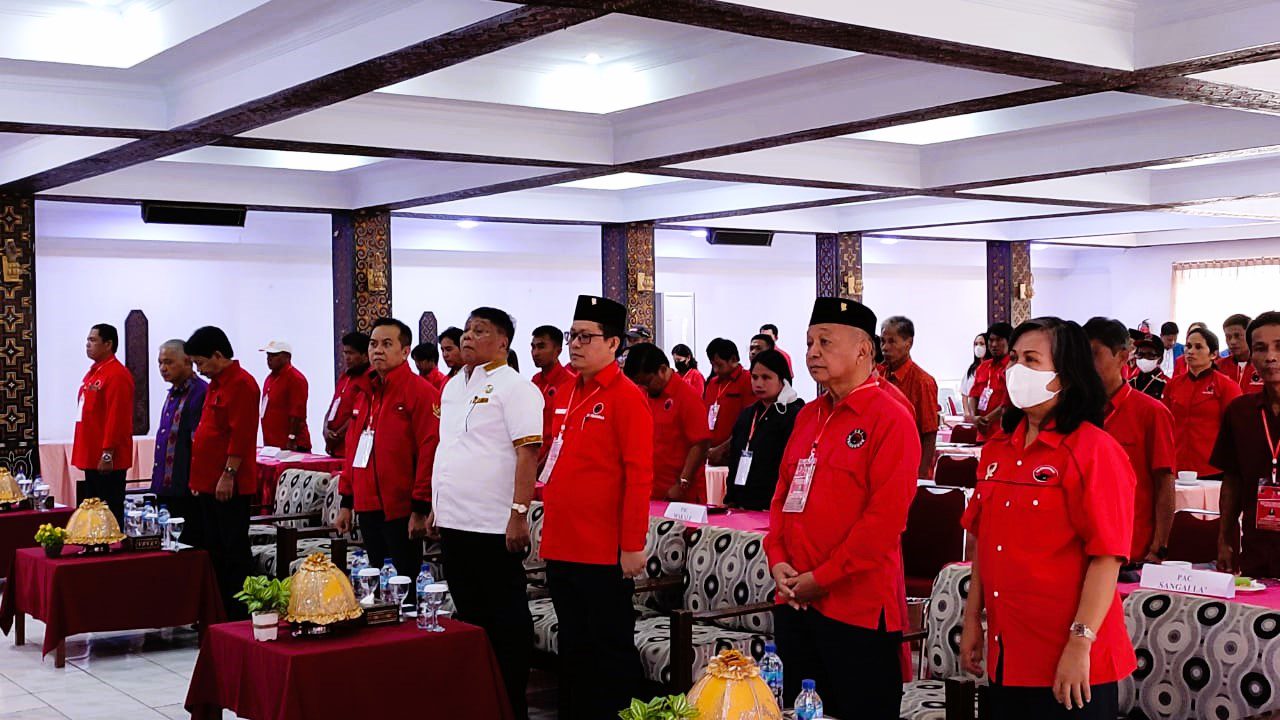PDIP Tana Toraja Matangkan Persiapan Pemilu 2024 Lewat Rakercab, Optimis Menang