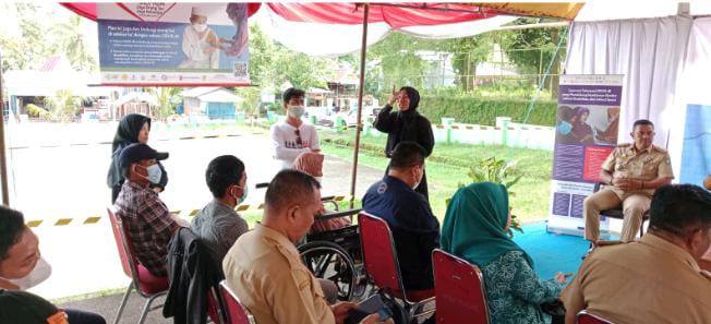AIHSP Mendorong Vaksinasi Covid-19 Inklusif Di Desa Pucak, Maros