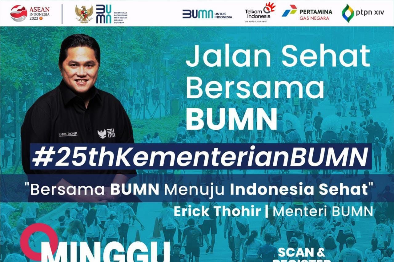 Bertabur Hadiah Menarik, 19 Maret Jalan Sehat BUMN di Lapangan Bakti Rantepao